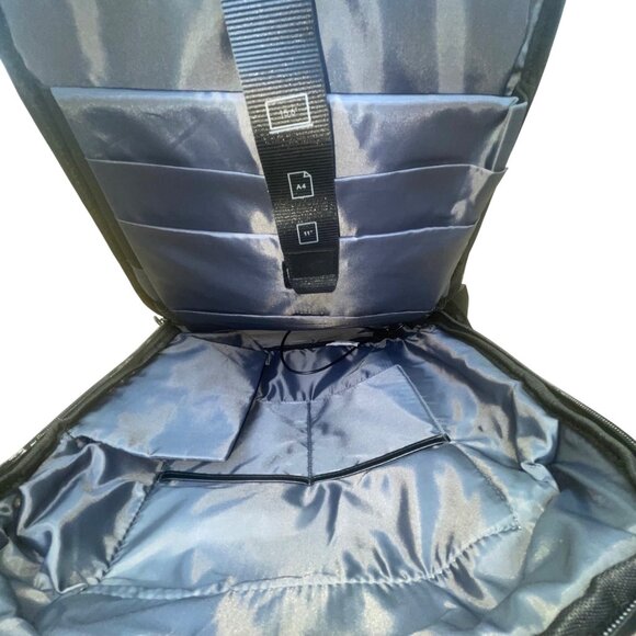 Kingsons Men’s Black Nylon With USB Charging Port Stylish Design Laptop Backpack - Picture 10 of 13